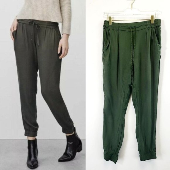 TALULA Jogger Trouser Pants MEDIUM Womens Drawstring Loose Relaxed Mid Rise Boho - Picture 1 of 13